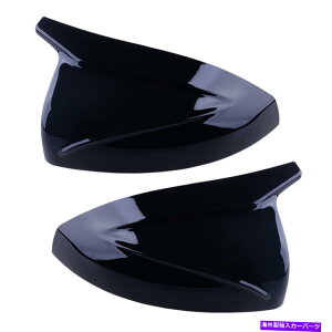 US~[ AEfBA3 S3 2014-2020ɓK̂鍕TChAr[~[ Glossy Black Side Rear View Mirror Covers Fit For Audi A3 S3 2014-2020