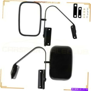 US~[ 80-96tH[hF150 P/U/uR2̃~[tg/E}jAtH[h̃Zbg Set Of 2 Mirrors Front Left/Right Manual Fold For 80-96 Ford F150 P/U/BRONCO