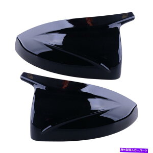 US~[ ̂鍕TChAr[EBO~[́AAEfBA3 S3 2014-2020ɓKĂ܂ Glossy Black Side Rear View Wing Mirror Covers Fit For Audi A3 S3 2014-2020