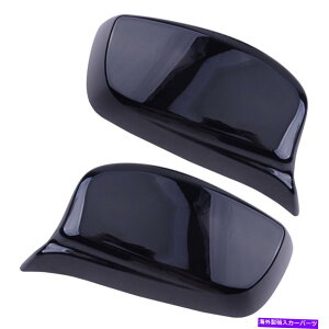 US~[ 1yAubNhATCh~[Jo[Jo[BMW E60 E61 E63 E64 2003-2008ɓKĂ܂ 1Pair Black Door Side Mirror Cover Caps Fit For BMW E60 E61 E63 E64 2003-2008