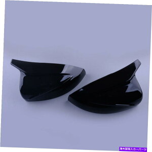 US~[ ̂鍕TChAr[EBO~[́AAEfBA3 S3 2014-2020ɃtBbgLbvJo[Ă܂ Glossy Black Side Rear View Wing Mirror Covers Cap Fit For Audi A3 S3 2014-2020