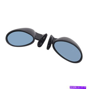 US�~���[ 2PCS���j�o�[�T���N���V�b�N�J�[�h�A�T�C�h�r���[�~���[�E�B���O�~���[�r���e�[�W�X�^�C���u���[ 2pcs Universal Classic Car Door Side View Mirror Wing Mirror Vintage Style Blue�y���s�A���i�z