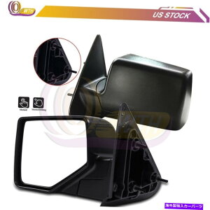 US~[ 2006-2011̎蓮܂肽݋fordW[ubNeNX`+E Manual Folding Mirrors For 2006-2011 Ford Ranger Black Textured Left+Right Side