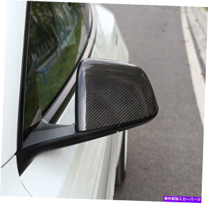 US~[ 2021-2022eXfY 2PC̃J[{t@Co[obN~[TChJo[g Carbon Fiber Rearview Mirror Side Cover Trim For 2021-2022 Tesla Model Y 2pcs