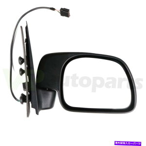 US~[ 1999-07tH[hF250̉Ẽp[M܂ڂ̍̃r[~[ Black Towing Side View Mirror For 1999-07 Ford F250 Right Side power Heated Fold