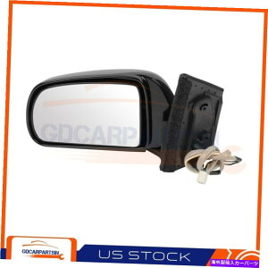 US~[ 1998N2003ÑhCo[LHTChg^VGip[q[gtH[hubNX[X~[ Driver LH Side For 1998-2003 Toyota Sienna Power Heated Fold Black Smooth Mirror