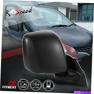 US�~���[ 13-18���YNV200�̉E��q�T�C�h�}�j���A�������㕔�r���[�~���[ Right Passenger Side Manual Adjustment Rear View Mirror for 13-18 Nissan NV200