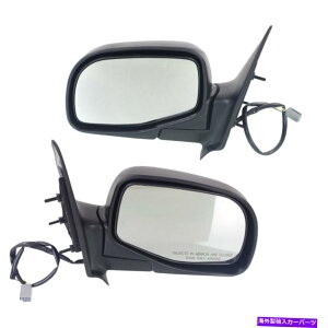 US�~���[ 93-05�t�H�[�h�����W���[96-05�}�c�_�s�b�N�A�b�v�g���b�N�T�C�h�p���[�e�N�X�`���~���[�̃Z�b�g 93-05 Ford Ranger 96-05 Mazda Pickup Truck Set of Side Power Textured Mirrors