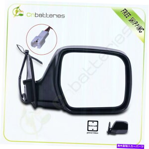 US~[ 96-98NTXLX450 91-97g^hN[U[ubNRHETCh~[̃p[ Power For 96-98 Lexus LX450 91-97 Toyota Land Cruiser Black RH Right Side Mirror