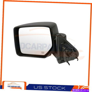 US~[ 2007N2018ÑW[vpgIbghCo[TCh̃p[M܂肽ݍeNX`[~[ Power Heated Fold Black Textured Mirror For 2007-2018 Jeep Patriot Driver Side