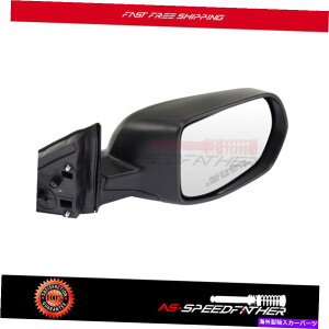 US~[ 2007-2011̉ETCh~[Honda CR-VeNX`p[@\ubN Right Side Mirror For 2007-2011 Honda CR-V Textured Power Function Black
