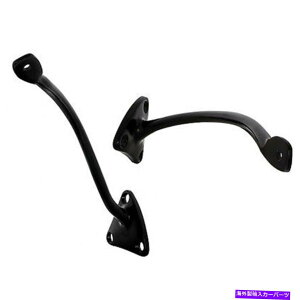 US~[ 55-59V{[gbNlh rh rh exterior sidehA~[ubNtuPbgpr 55-59 Chevy Truck LH RH Exterior Side View Door Mirror Black Mounting Bracket Pr