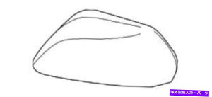 US~[ g^vEXhCo[TCh~[Jo[87945-47060-B0tBbg2016-2018Vo[ TOYOTA PRIUS DRIVER SIDE MIRROR COVER 87945-47060-B0 FITS 2016-2018 SILVER