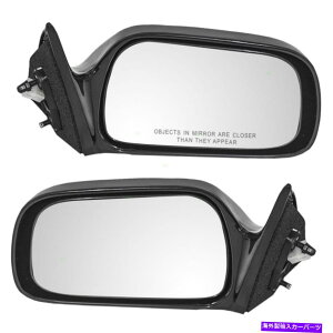 US�~���[ �g���^�J�����W���p��97-01�T�C�h�r���[�p���[�X���[�Y�~���[�̃Z�b�g Fits Toyota Camry Japan 97-01 Set of Side View Power Smooth Mirrors Heated�y���s�A���i�z