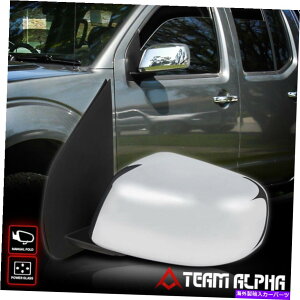 US~[ 2005-2017teBA[p[]TChN}jAtH[ht@Ng[X^C~[ Fits 2005-2017 Frontier[POWER]Left Side Chrome Manual Fold Factory Style Mirror