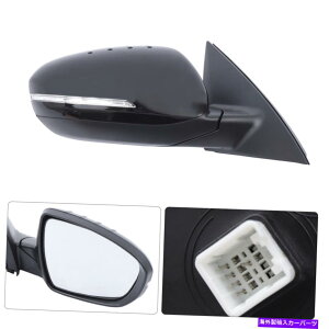 US~[ 11-13Kia optimaEqTCh~[}jA܂肽876102T11AubN For 11-13 Kia Optima Right Passenger Side Mirror Manual Folding 876102T11, black