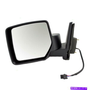 US~[ 07-17̃TChr[~[W[vpgIbghCo[p[eNX`5155459AG Side View Mirror for 07-17 Jeep Patriot Drivers Power Textured Left 5155459AG