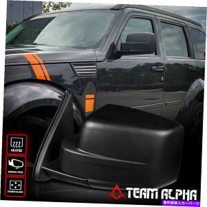 US~[ tBbg2007-2011_bWjg[p[+M]TCh}jAtH[hOEX^C~[ Fits 2007-2011 Dodge Nitro [POWER+HEATED] Left Side Manual Fold OE Style Mirror