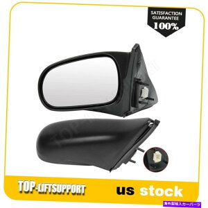 US�~���[ �p���[�m���t�H�[���h�t�B�b�g1996-00�z���_�V�r�b�N�y�A���C�g�e�N�X�`���~���[HO1321102 Power Non-Folding Fits 1996-00 Honda Civic Pair Light Textured Mirrors HO1321102�y���s�A���i�z