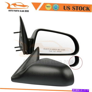 US~[ 05-11 Dodge/Mitsubishi dakota 5x7/Raider܂肽݃}jAubN~[ For 05-11 Dodge/Mitsubishi Dakota 5X7/Raider Non-Folding Manual Black Mirrors