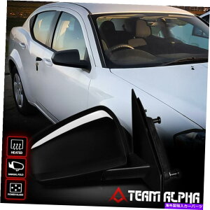 US~[ 2008-2014 Avenger [Power+Heated]E}jAtH[ht@Ng[X^C~[ Fits 2008-2014 Avenger[POWER+HEATED]Right Side Manual Fold Factory Style Mirror