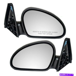US~[ yAZbg}jATChr[~[1998-2003tH[hGXR[gZX2N[ỹeNX`[ Pair Set Manual Side View Mirrors Textured for 1998-2003 Ford Escort ZX2 Coupe