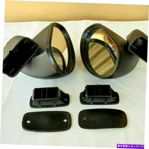 US�~���[ �t�H�[�h�G�X�R�[�gMK1 MK2 RS2000 Corcel�y�A�h�A�~���[LH/RH�u���b�N���g�������[�p For Ford Escort Mk1 Mk2 RS2000 Corcel PAIR DOOR MIRROR LH/RH Black Retro Rally�y���s�A���i�z