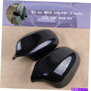 US~[ BMW 3V[YE90 323I/ 328I/ 328XIEBOTCh~[Jo[Lbv Black For BMW 3 SERIES E90 323i/ 328i/ 328xi Wing Side Mirror Covers Caps