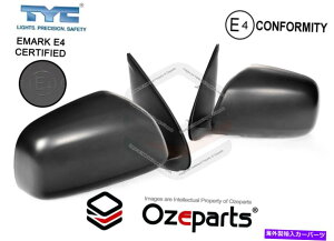 US~[ Zbg /yALH+RH}jAhA~[g^HILUX UTE 2WD4WD 05?15p Set / Pair LH+RH Manual Door Mirror Black For Toyota Hilux Ute 2WD & 4WD 05~15