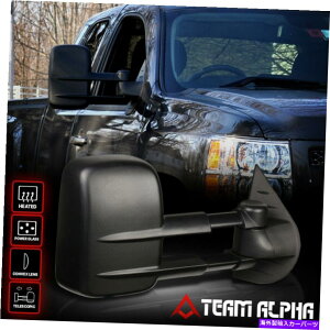 US~[ 2007-2014VG/Voh[p[+M]E̐Lk Fits 2007-2014 Sierra/Silverado[POWER+HEAT]Right Side Telescoping Towing Mirror