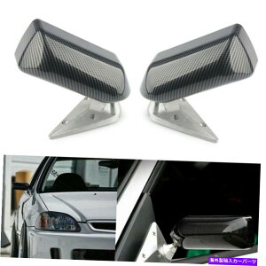US~[ jo[TgJ[Ar[TCh~[NtgXNGAF1X^Cw/u[uPbg Universal Retro Car Rear view Side Mirror Craft Square F1 Style w/Blue Bracket