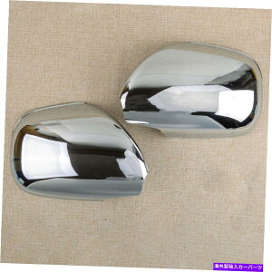US�~���[ �N�����T�C�h�o�b�N�~���[�t���J�o�[�g�����g���^4runner SUV 2003-2009�ɓK���Ă��܂� Chrome Side RearView Mirror Full Cover Trim Fit for Toyota 4Runner SUV 2003-2009