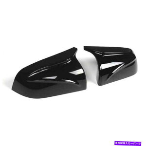 US~[ eXf3 2017-2021OXubN2xJ[TChAr[~[Jo[Lbv For Tesla Model 3 2017 - 2021 Gloss black 2X Car Side Rear View Mirror Cover Cap