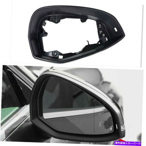 US~[ ETCh~[nEWOAEfBA4 B9/A5 17-21ɃtBbg郊Ar[~[t[ Right Side Mirror Housing Rear View Mirror Frame Fit For Audi A4 B9/A5 17-21