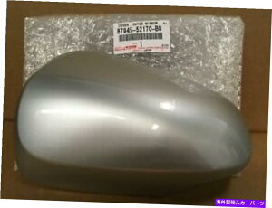 US~[ g^vEX "C"AE^[~[Jo[tBbg2012-2018Vo[hCo[TCh TOYOTA PRIUS "C" OUTER MIRROR COVER FITS 2012-2018 SILVER DRIVER SIDE