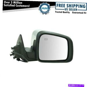 US�~���[ �G�N�X�e���A�p���[�~���[���M���ꂽ�N�����L���b�vRH�p�b�Z���W���[�T�C�h�f�������S�g���b�NSUV Exterior Power Mirror Heated Chrome Cap RH Passenger Side for Durango Truck SUV�y���s�A���i�z