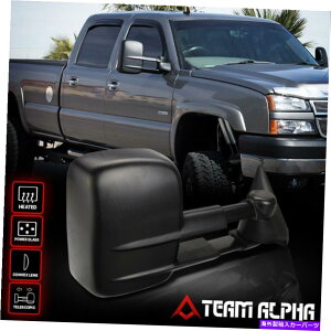 US~[ 1999-2002VG/Voh[p[+M]E̐Lk Fits 1999-2002 Sierra/Silverado[POWER+HEAT]Right Side Telescoping Towing Mirror
