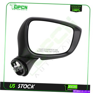 US~[ 2015-2016̃~[p[VOiMubN}c_CX-5 RHE View Mirror Power Signal Heated Black For 2015-2016 Mazda CX-5 RH Right Side
