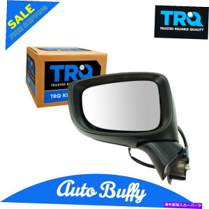 US~[ TRQGNXeAp[~[ubNX[XLHhCo[TCh}c_3^V TRQ Exterior Power Mirror Black Smooth LH Driver Side for Mazda 3 Brand New