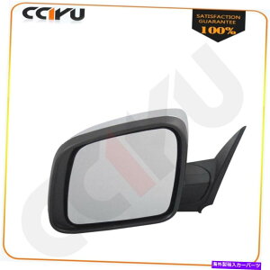 US~[ 2014-2018 Dodge DurangoChrome PowerM}jAtH[hhCo[TCh~[ Chrome Power Heated Manual Fold Driver Side Mirror For 2014-2018 DODGE DURANGO