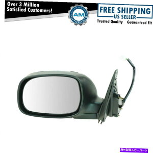 US�~���[ �p���[�T�C�h�~���[�N�������u���b�N�h���C�o�[�́A�c���h���_�u���L���u�Z�R�C�A�̂��߂�LH������܂��� Power Side Mirror Chrome & Black Driver Left LH for Tundra Double Cab Sequoia