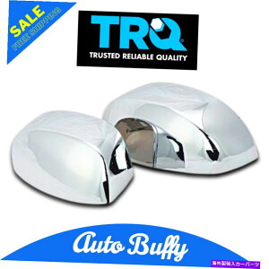 US~[ TRQ CHROME SIDE MIRRIR CAP TRQ Chrome Side View Mirror Caps Left Right Pair Set for Silverado Sierra Truck