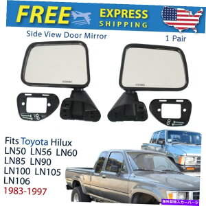 US�~���[ �h�A�E�B���O�T�C�h�~���[���A�r���[��1984-1995�g���^�q���b�N�XLN55 LN56 LN106�ɓK�����܂� Door Wing Side Mirror Rear View Fits 1984-1995 Toyota Hilux LN55 LN56 LN106�y���s�A���i�z