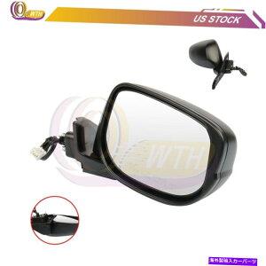 US�~���[ 2010-2014�̃p���[�~���[Honda InsightLX���f���u���b�N�X���[�X�V�F���E�� Power Mirror For 2010-2014 Honda Insight LX MODEL Black Smooth Shell Right Side�y���s�A���i�z