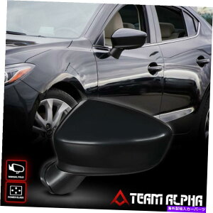 US~[ 2014-2015}c_3 [p[]̓h\ȃ}jAtH[hOEX^C~[ Fits 2014-2015 Mazda 3 [POWER] Left Side Paintable Manual Fold OE Style Mirror