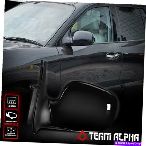 US~[ 2001-2006T^tF[p[+M]̃}jAtH[ht@Ng[X^C~[ Fits 2001-2006 Santa Fe[POWER+HEATED]Left Side Manual Fold Factory Style Mirror