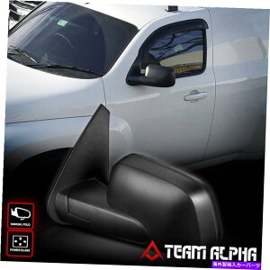 US~[ 2006-2011tBbgVFr[HHR [p[]̃eNX`}jAtH[hOEX^C~[ Fits 2006-2011 Chevy HHR [POWER] Left Side Textured Manual Fold OE Style Mirror