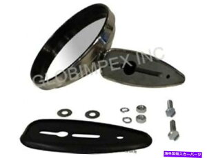 US~[ |VFi1965-1971jhA~[ - ܂͉E̊ۂi1jJPO[v_XN PORSCHE (1965-1971) Door Mirror - Round LEFT or RIGHT (1) JP GROUP DANSK