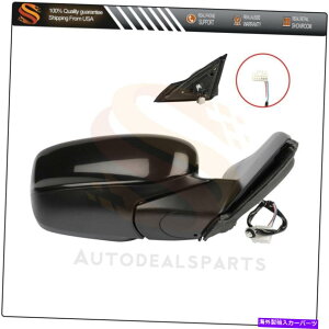 US�~���[ �h�A�~���[�t�B�b�g2013-2017�z���_�A�R�[�hRH�p���[�}�j���A���t�H�[���h�u���b�NHO1321272 Door Mirror Fits 2013-2017 Honda Accord RH Power Manual Fold Black HO1321272�y���s�A���i�z