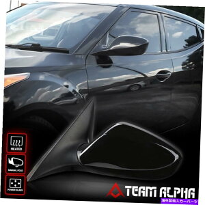 US~[ 2012-2014 Veloster [Power+Heated]̃}jAtH[ht@Ng[X^C~[ Fits 2012-2014 Veloster[POWER+HEATED]Left Side Manual Fold Factory Style Mirror